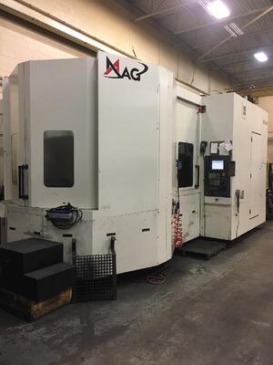 2007 MAG CINCINNATI MEGA 800XT Horizontal Machining Centers | Tight Tolerance Machinery
