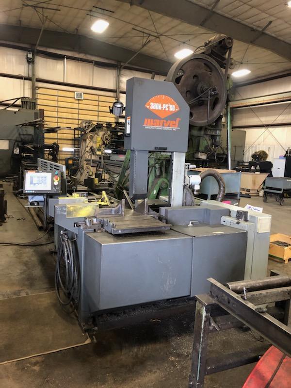 2013 MARVEL 380A-PC3-60 Vertical Band Saws | Tight Tolerance Machinery