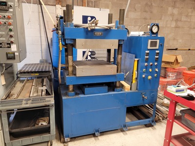 ACCUDYNE 150 Ton Heated Platen Press Hydraulic Presses | Tight Tolerance Machinery