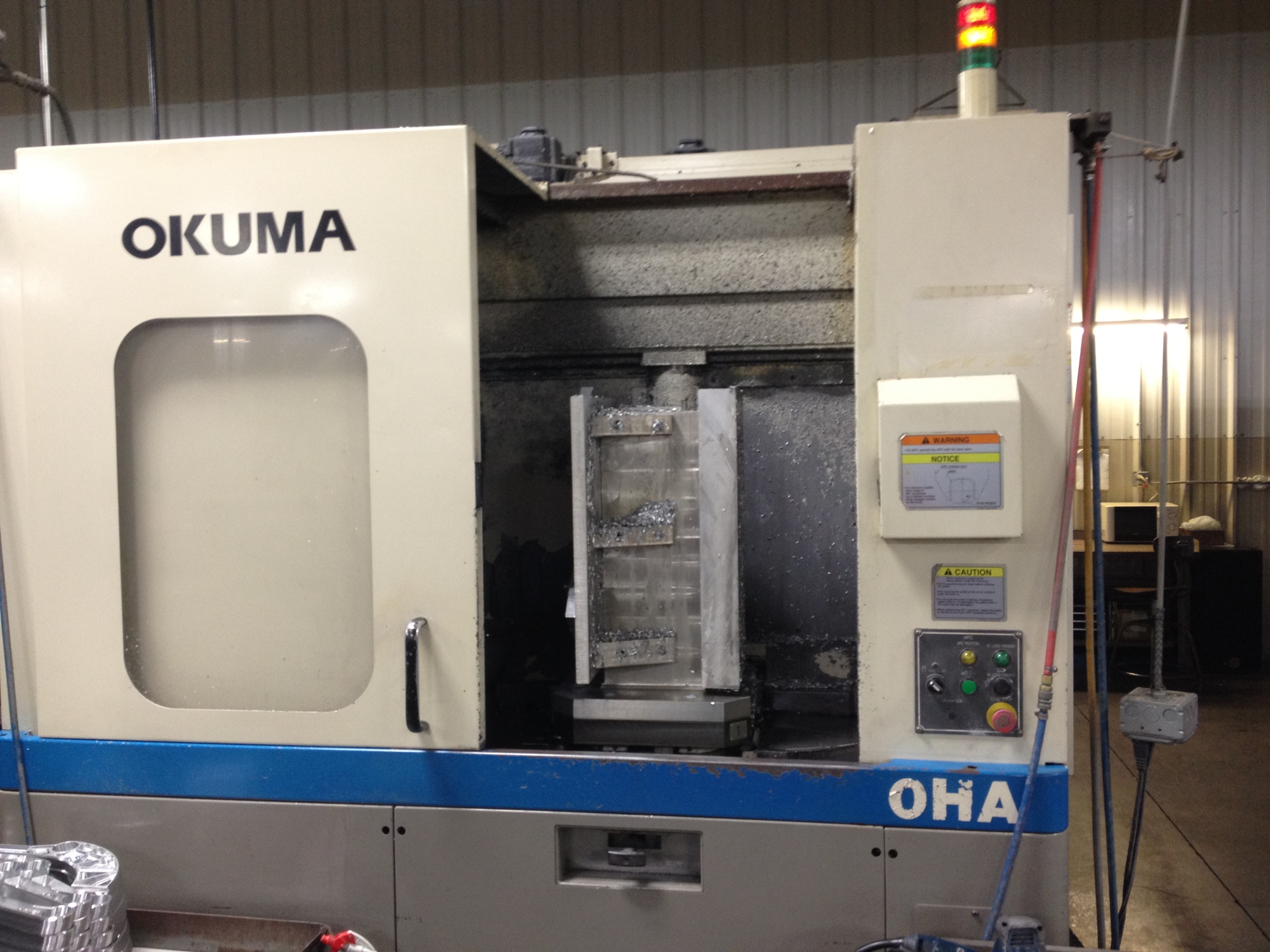 2003 OKUMA MA-40HA 5-Axis Vertical Machining Centers | Tight Tolerance Machinery